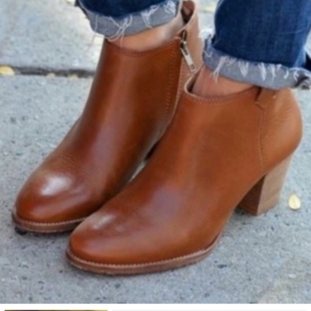 Madewell Brown Ankle Boots